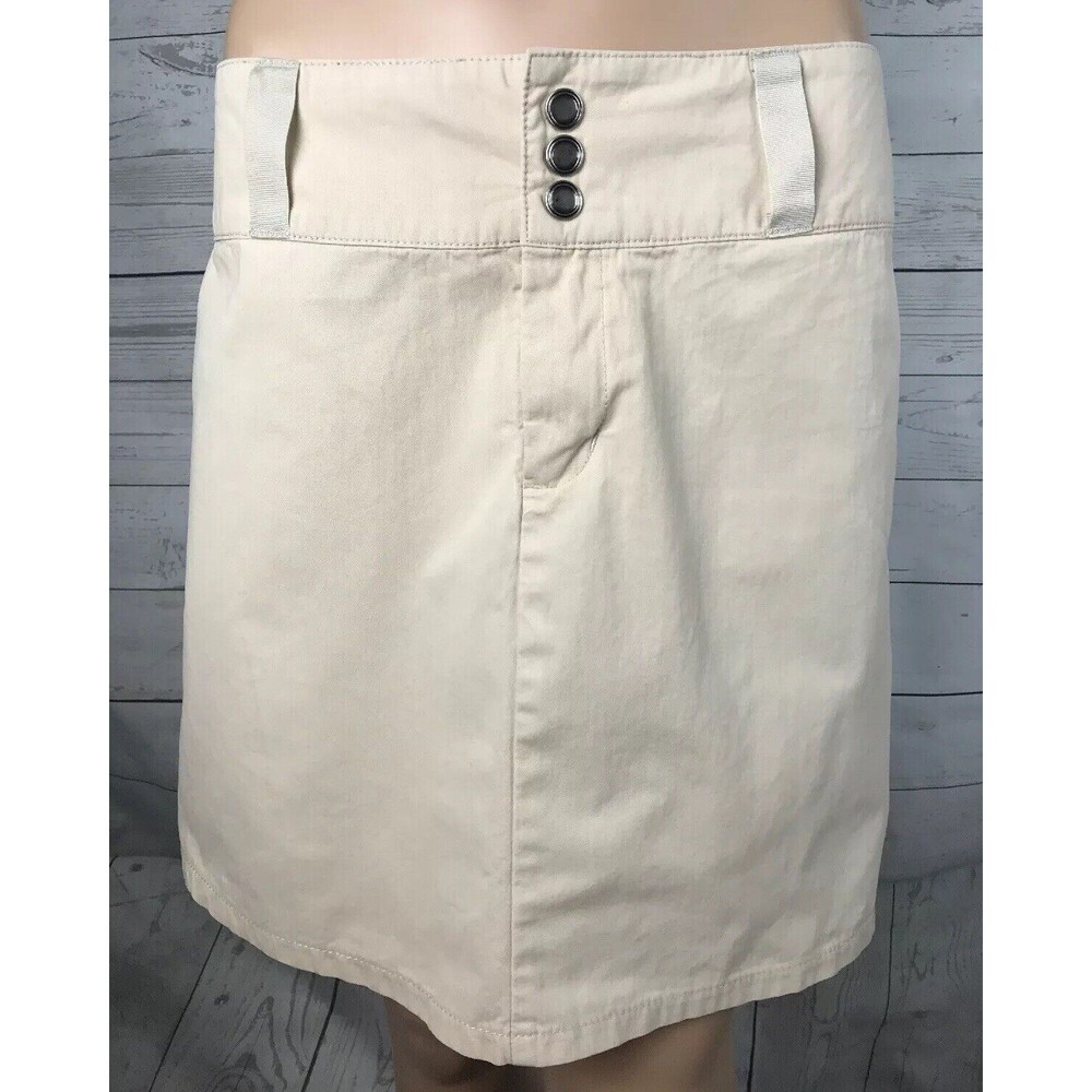 Lee Jeans Mini Skirt Size 5/6M One True Fit Khaki